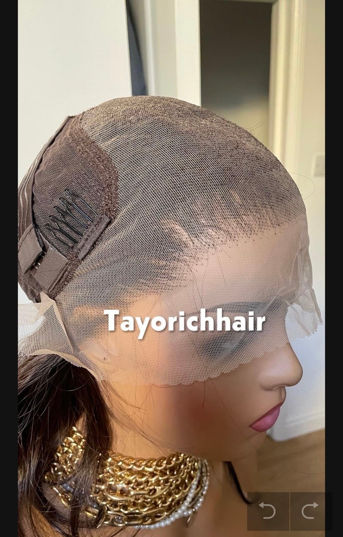Tayorichhair Dark Brown Layered Glueless Synthetic Lace Front Wig (10"-22")