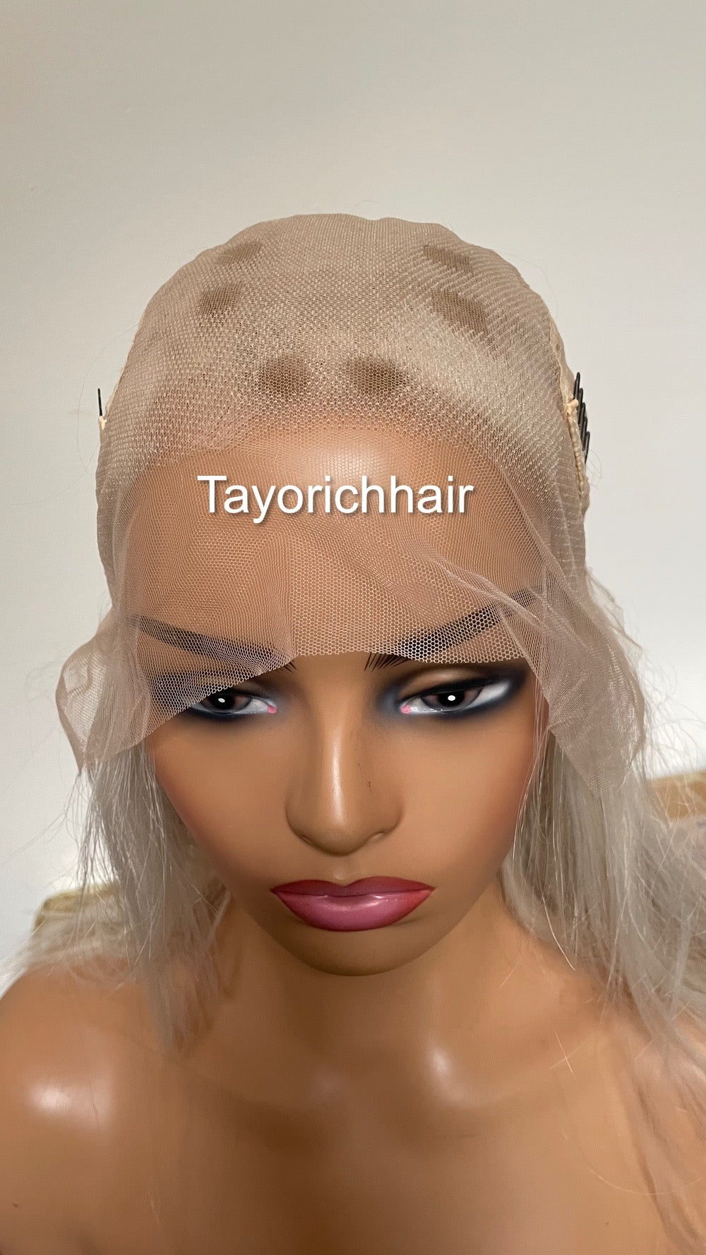 Platinum Blonde Wig With Lowlightsâ˘Heat Safe Synthetic Wigs For Womem