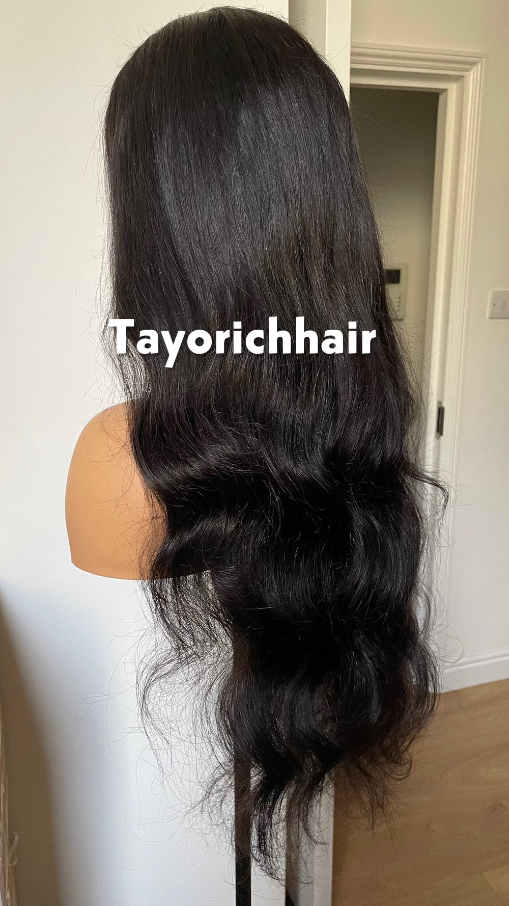 Black Human Hair Lace Wig; Bleached Knots, Small Cap, HD Lace