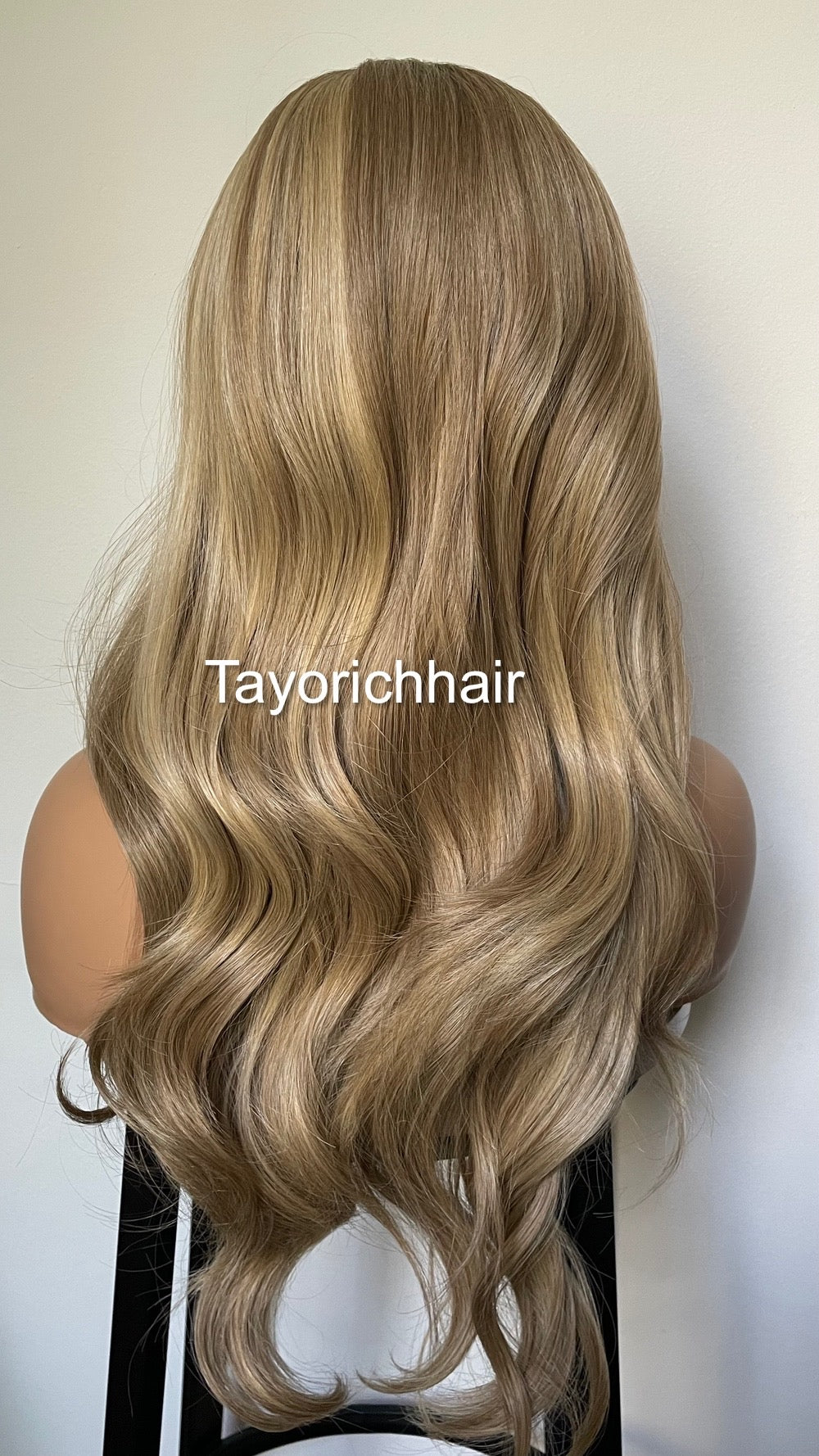 20 Inches Ash Blonde With Dark Roots/ Front Wig/ Natural Realistic Soft Synthetic Lace Wigs For Women/Ready To Ship Wigs