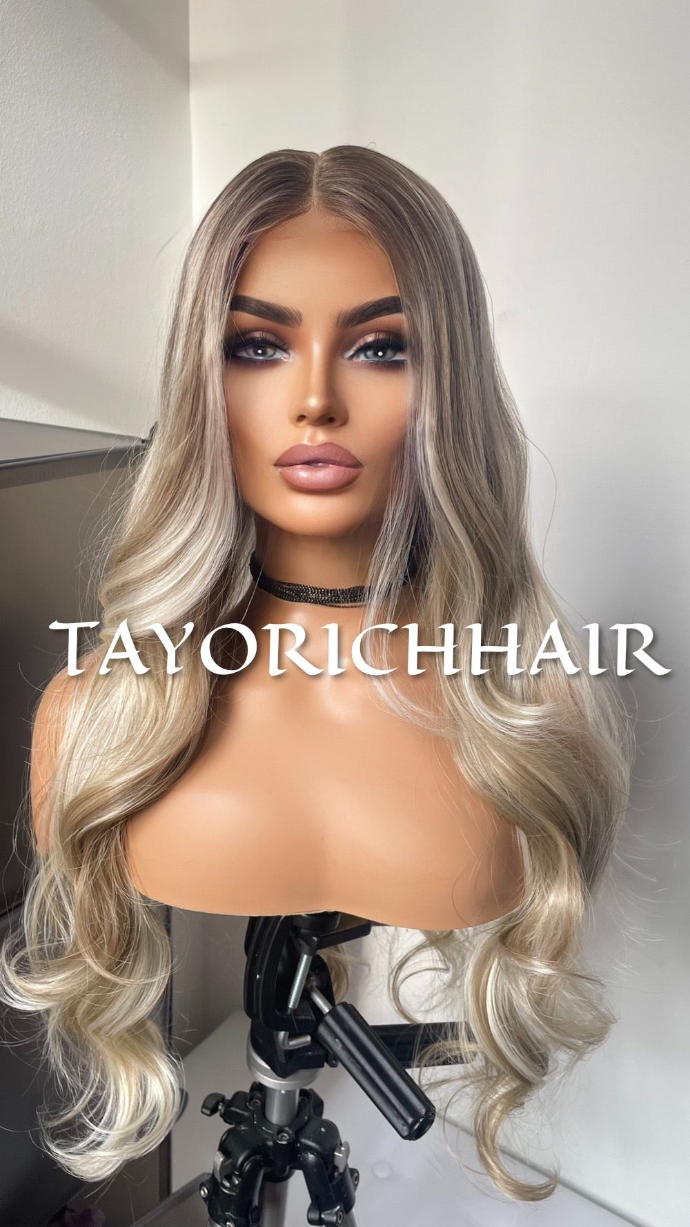 Mixed Blonde Synthetic Lace Front Wig