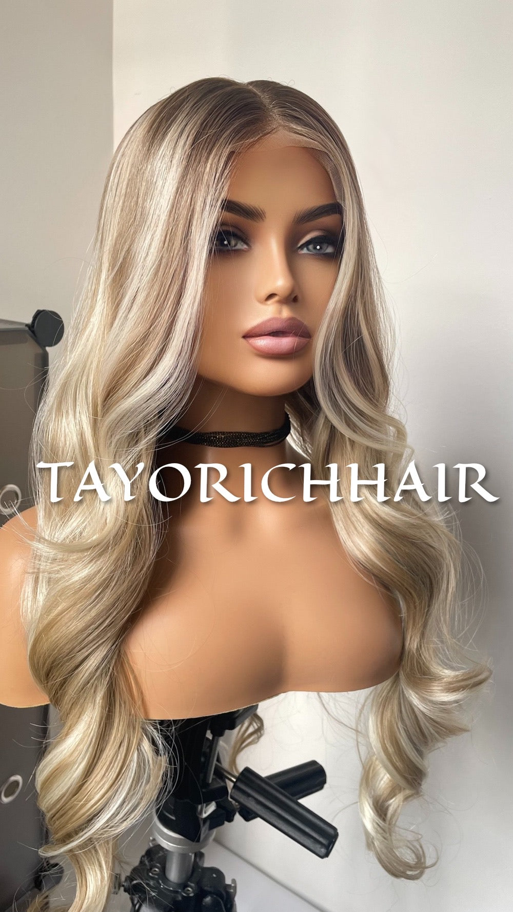 Mixed Blonde Synthetic Lace Front Wig