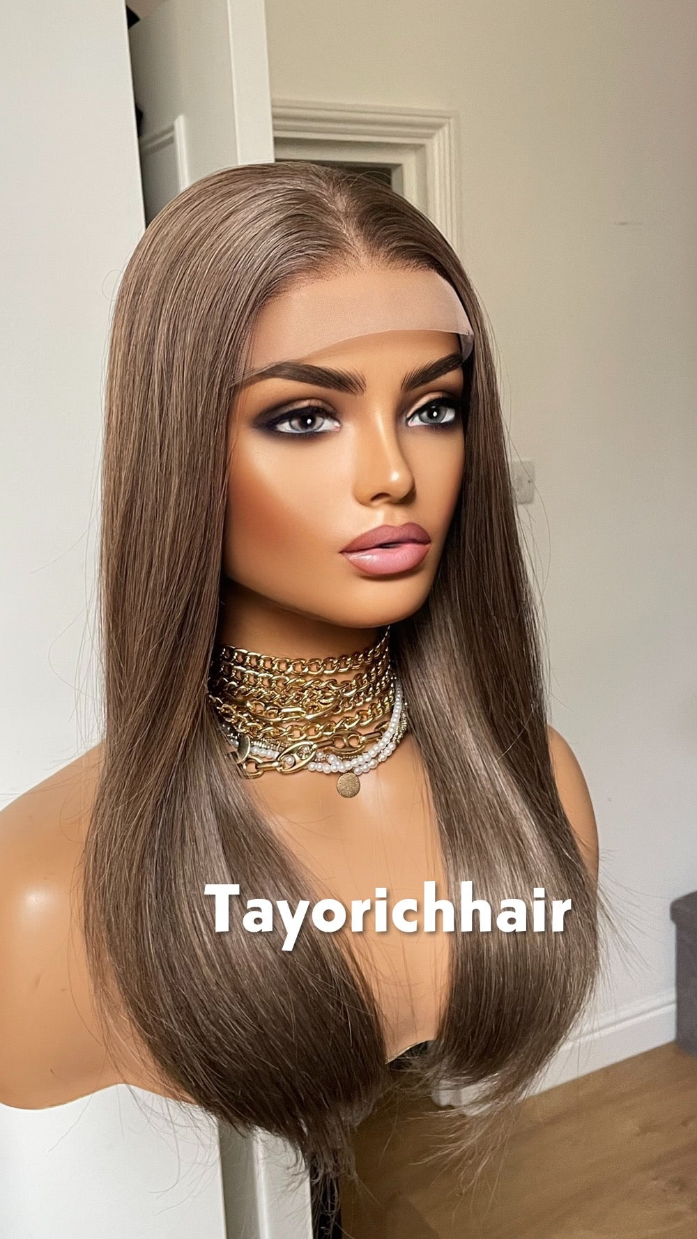 Dark Ash Blonde Lace Front Wig