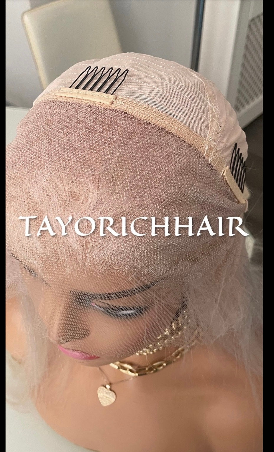 Platinum Blonde Straight Human Hair Wig In 20 Inchesâ˘HD Lace Front Wig With Free Partâ˘Soft Hair Wig For Women Hairloss Alopeciaâ˘180% Density