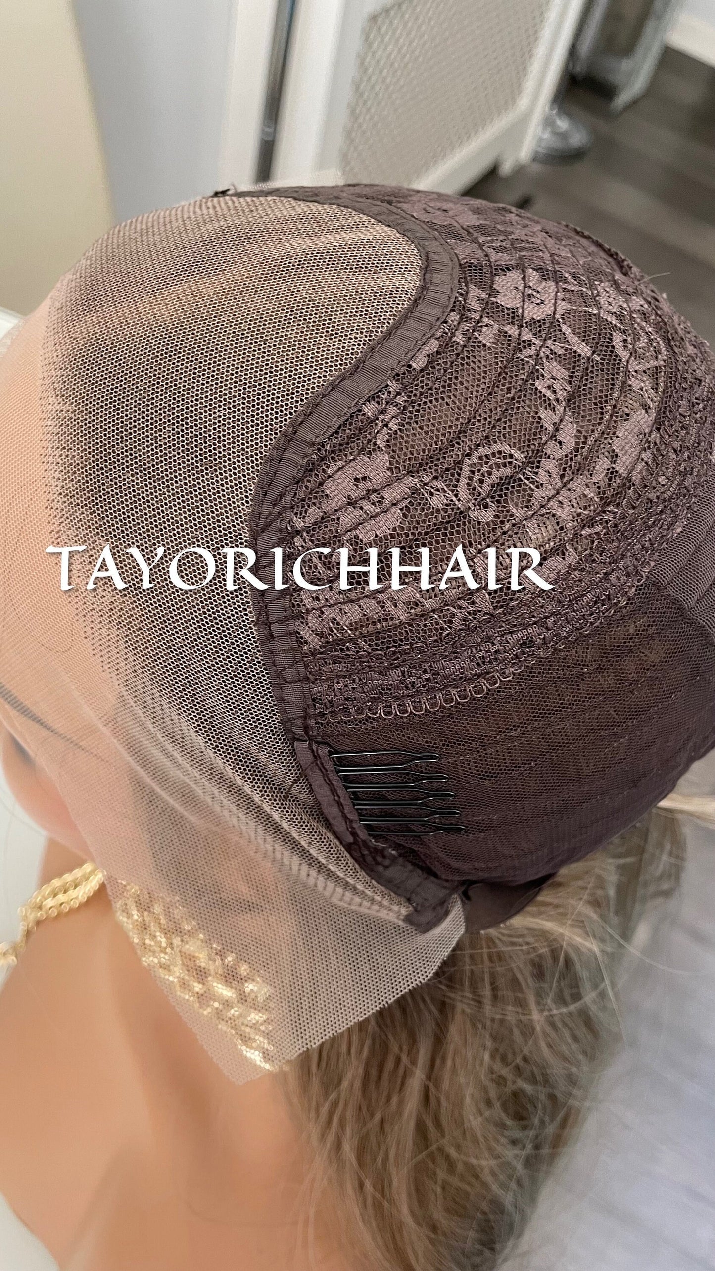 Rooted Dark Ash Blonde Lace Front Synthetic Wig