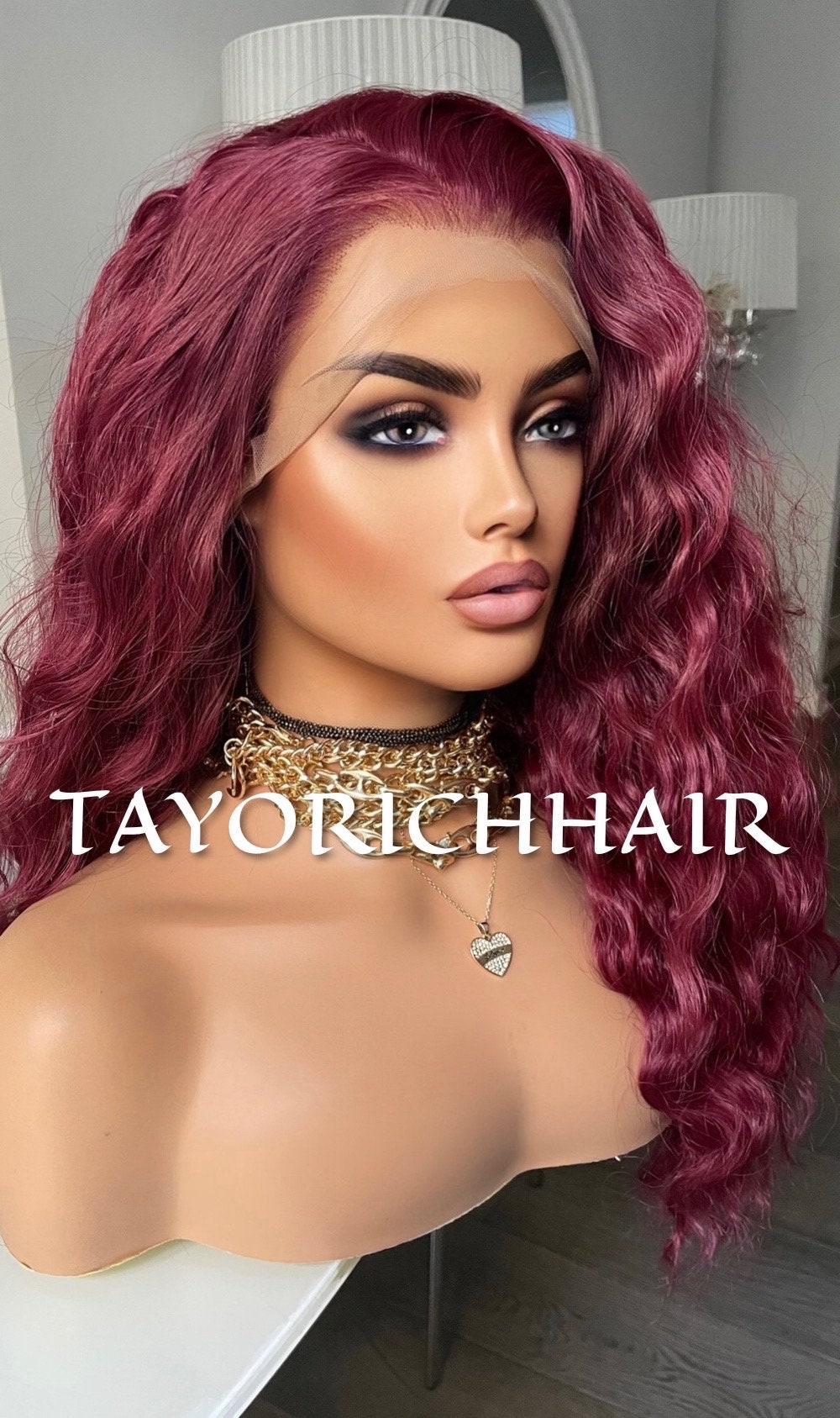 Spanish Curls Lace Front Synthetic Wig For Exotic Women/ Curly Soft Luxury Synthetic Lace Front Wig For Women