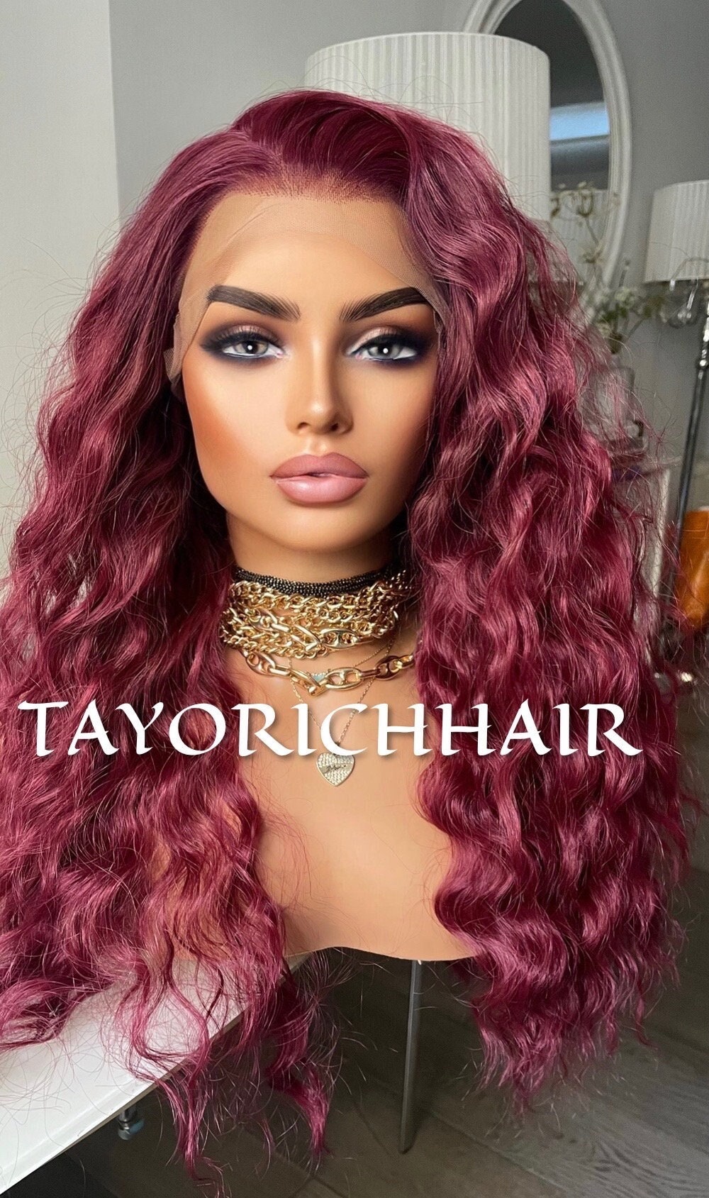 Spanish Curls Lace Front Synthetic Wig For Exotic Women/ Curly Soft Luxury Synthetic Lace Front Wig For Women