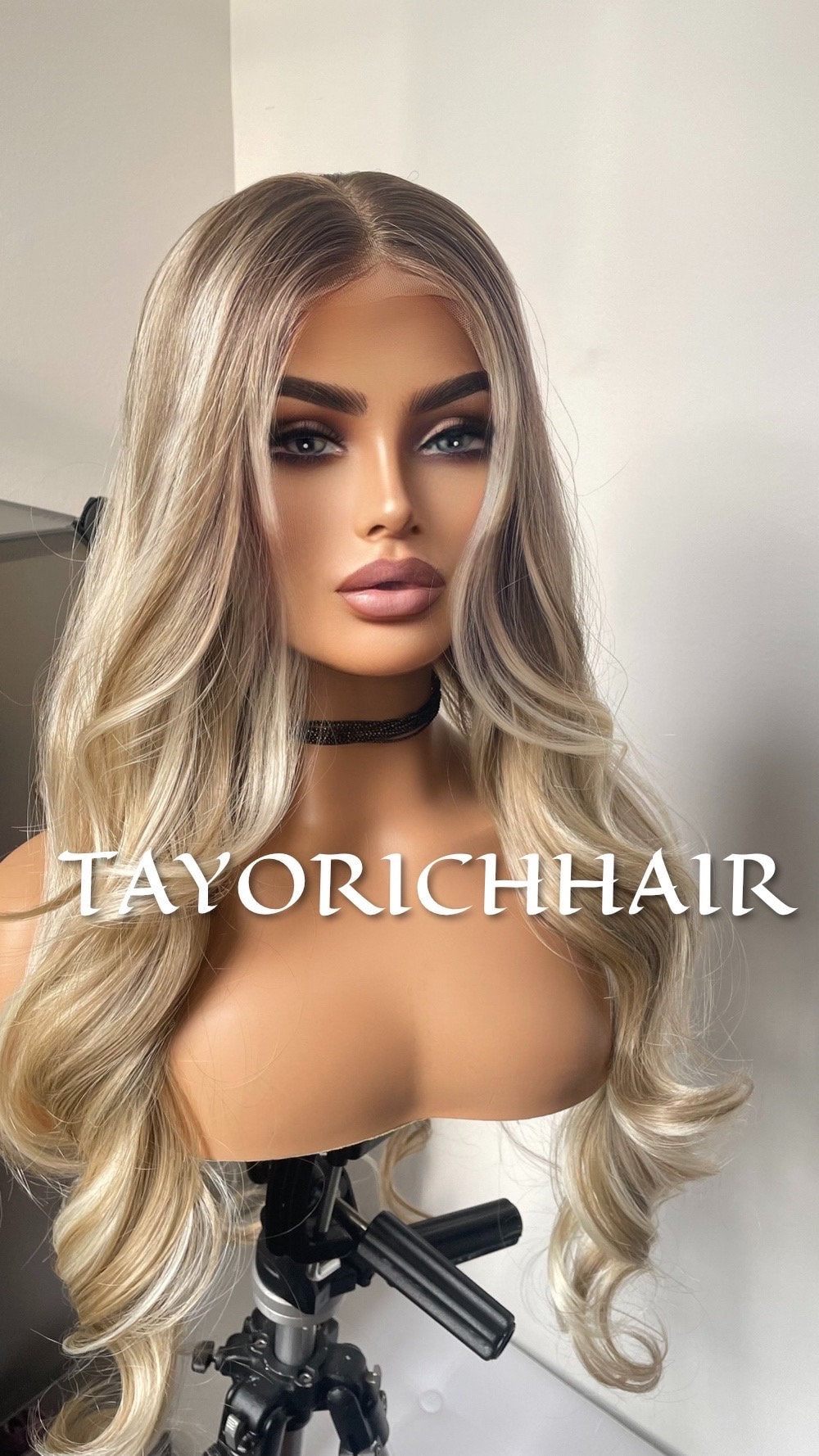 Mixed Blonde Synthetic Lace Front Wig