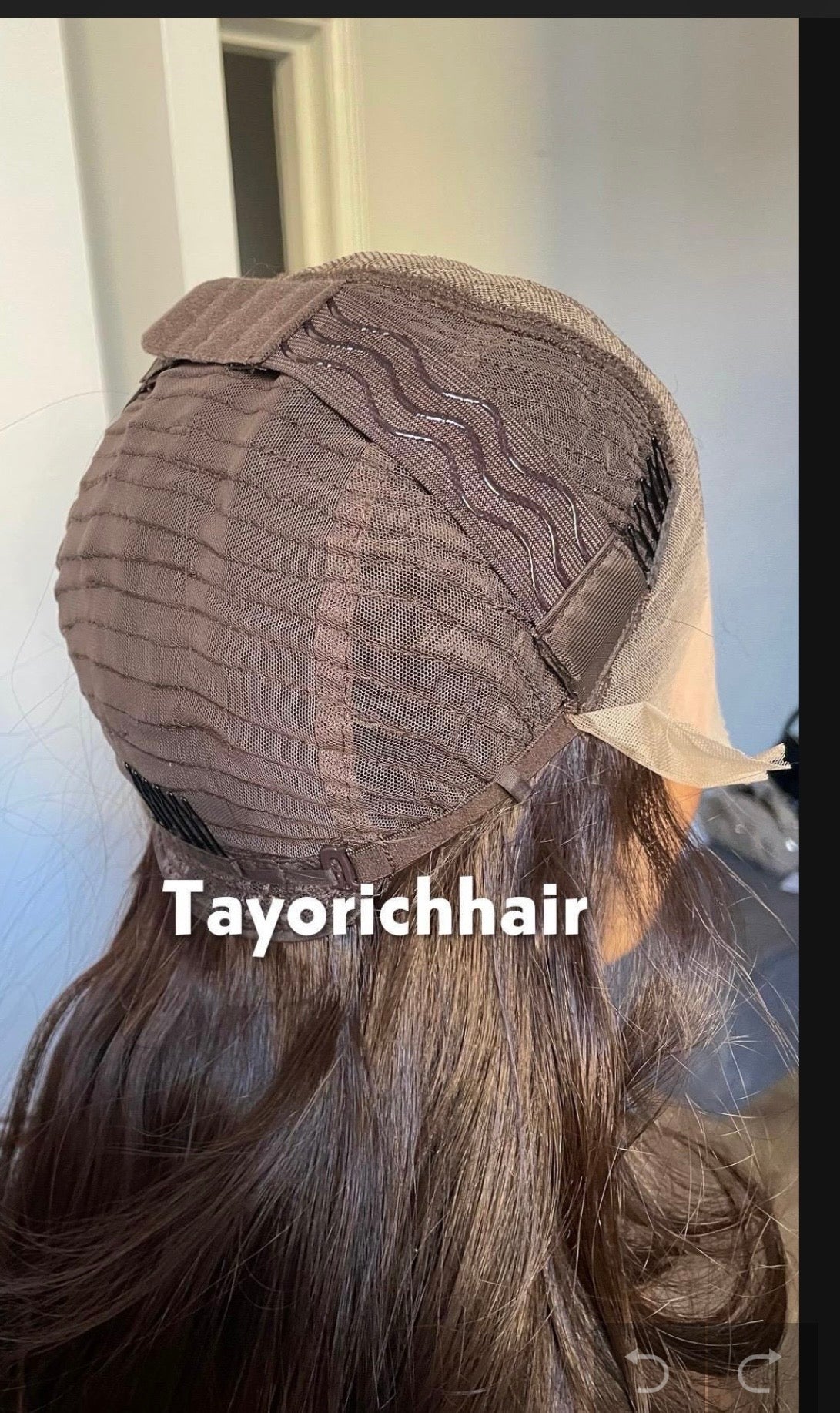 Tayorichhair Dark Brown Layered Glueless Synthetic Lace Front Wig (10"-22")