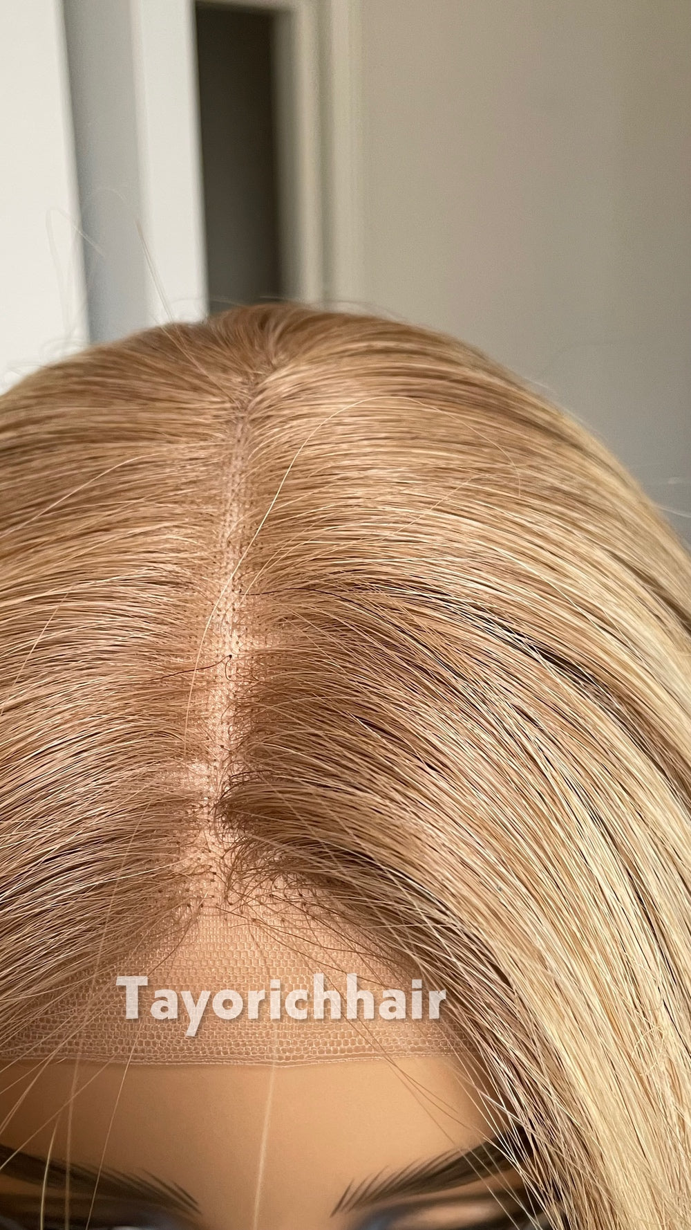 Glueless 12 Inch Blonde Bob Human Hair Wig - 150% Density, Silk Top European Virgin Hair