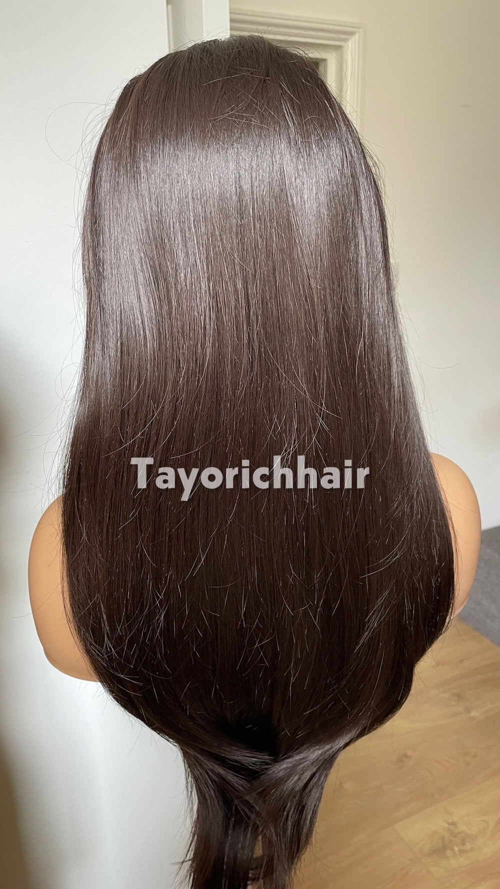 Long Straight Dark Brown Synthetic Wig: Free Part 20 Inch Synthetic, Spring Summer Wigs Collection