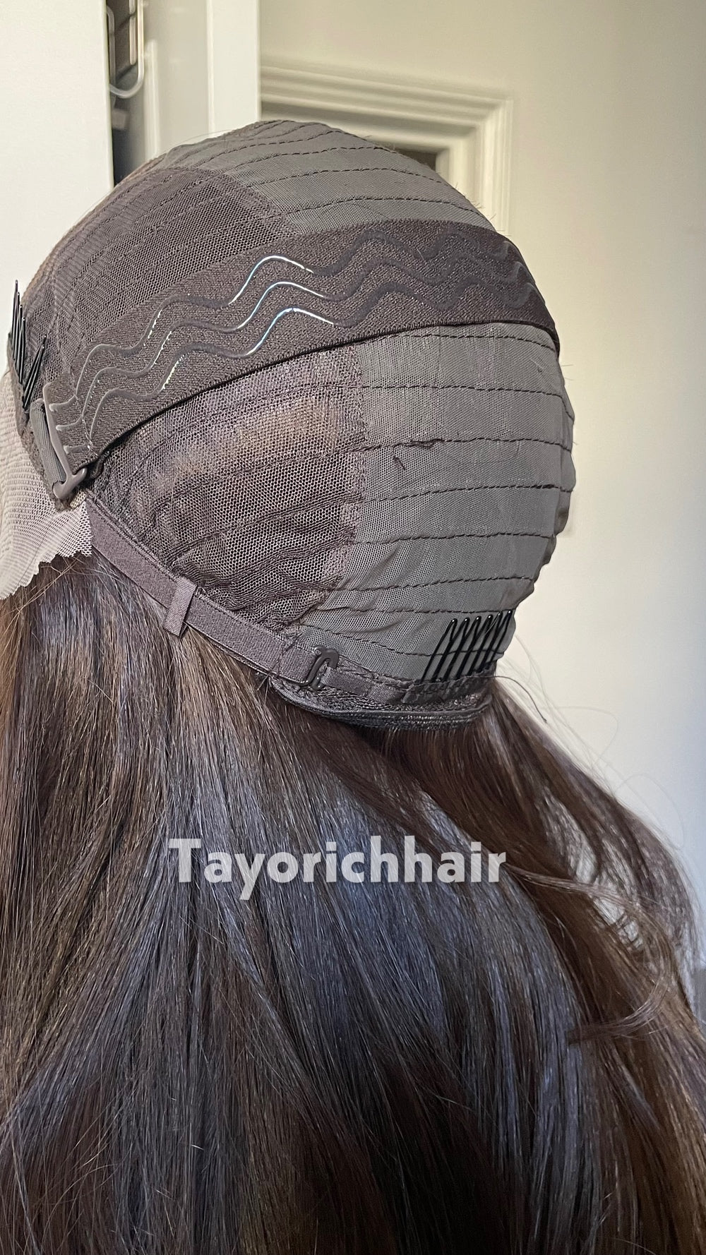 Dark Brown 18” Feathered Layer Wig | Lightweight Lace Front