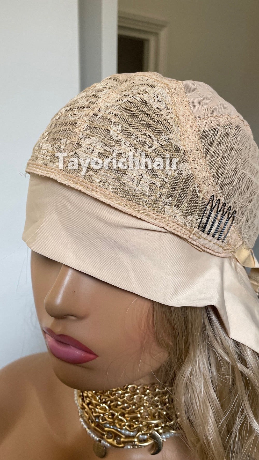 Glueless Ponytail Wig: Heat-Safe Synthetic Updo with Headband
