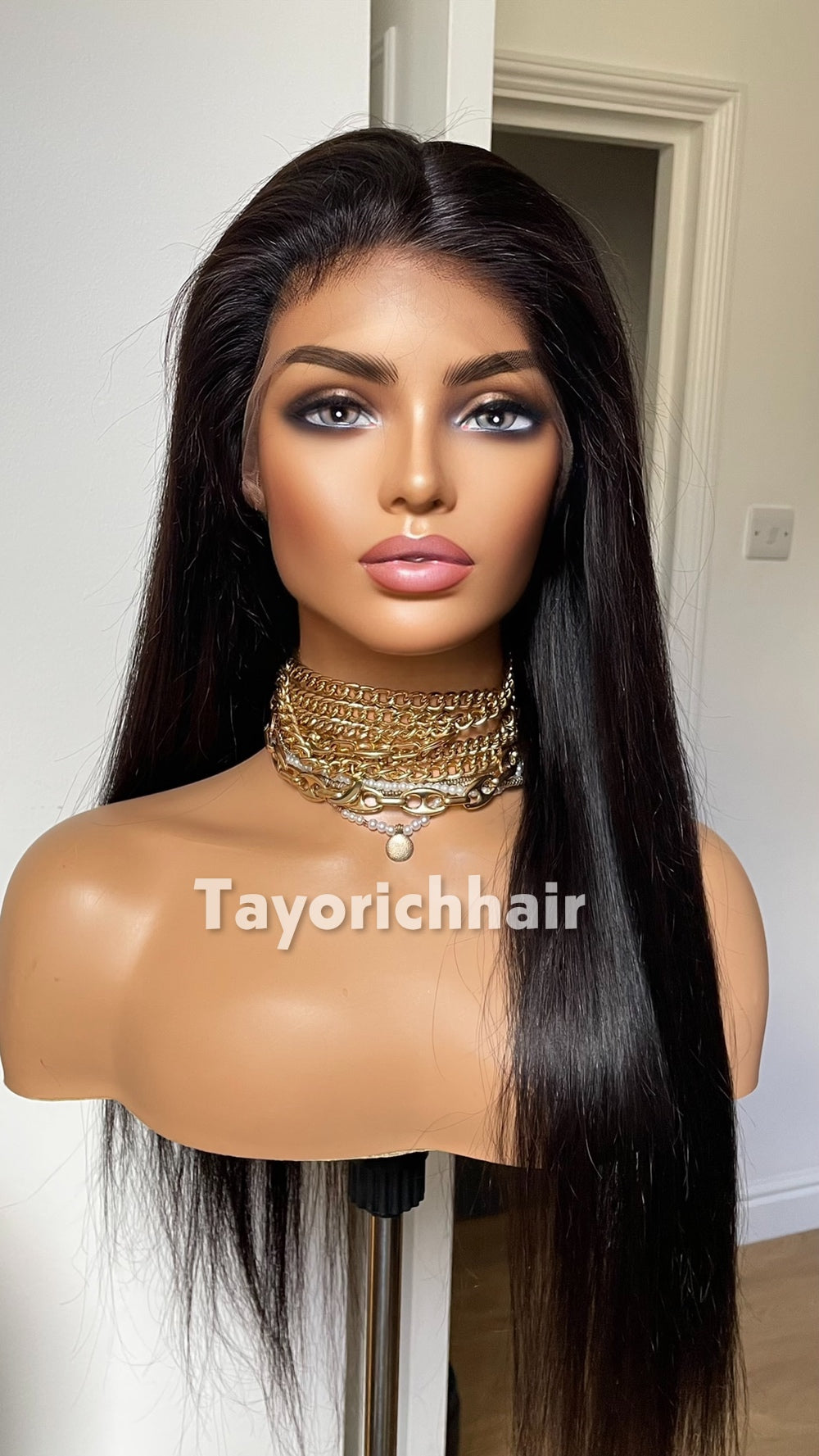 Full Lace Wig•Full Human Hair Lace Wig•Up do Ponytail Human Hair Wig•Full Real Hair Wig•HD Lace Wig•22 Inches Human Hair Wig•Low Density Wig