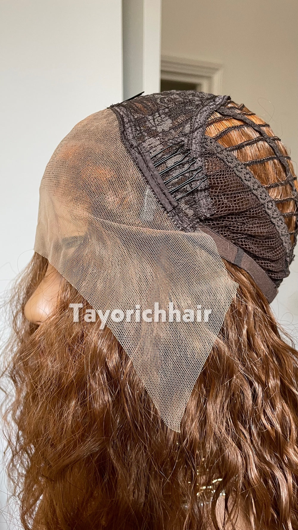 Auburn Ginger Curly Wig | 20” Lightweight Lace Front