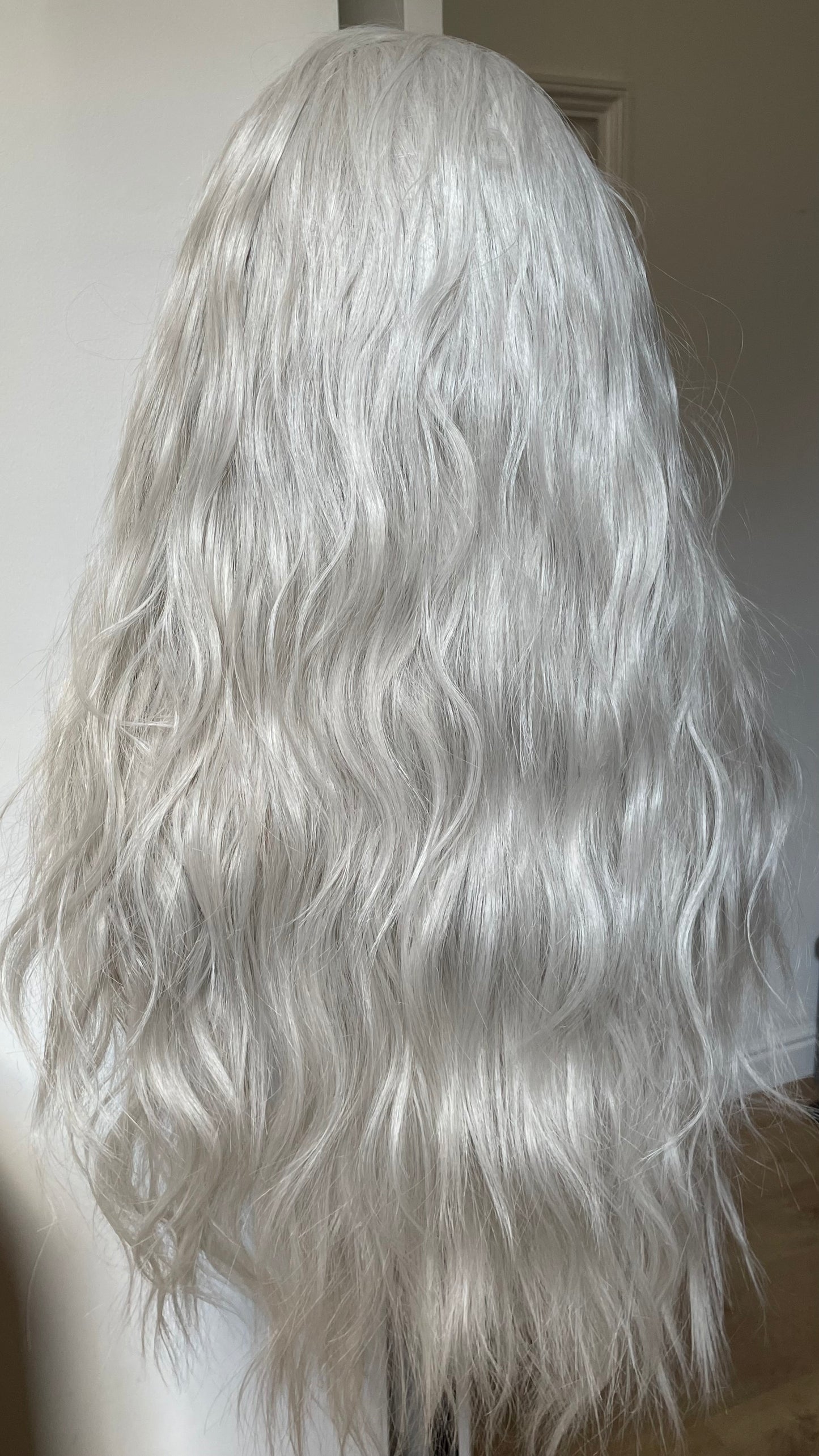 Ponytail Glueless Wig/ No Lace/ Headband Wig For Women/ Updo Synthetic Wig