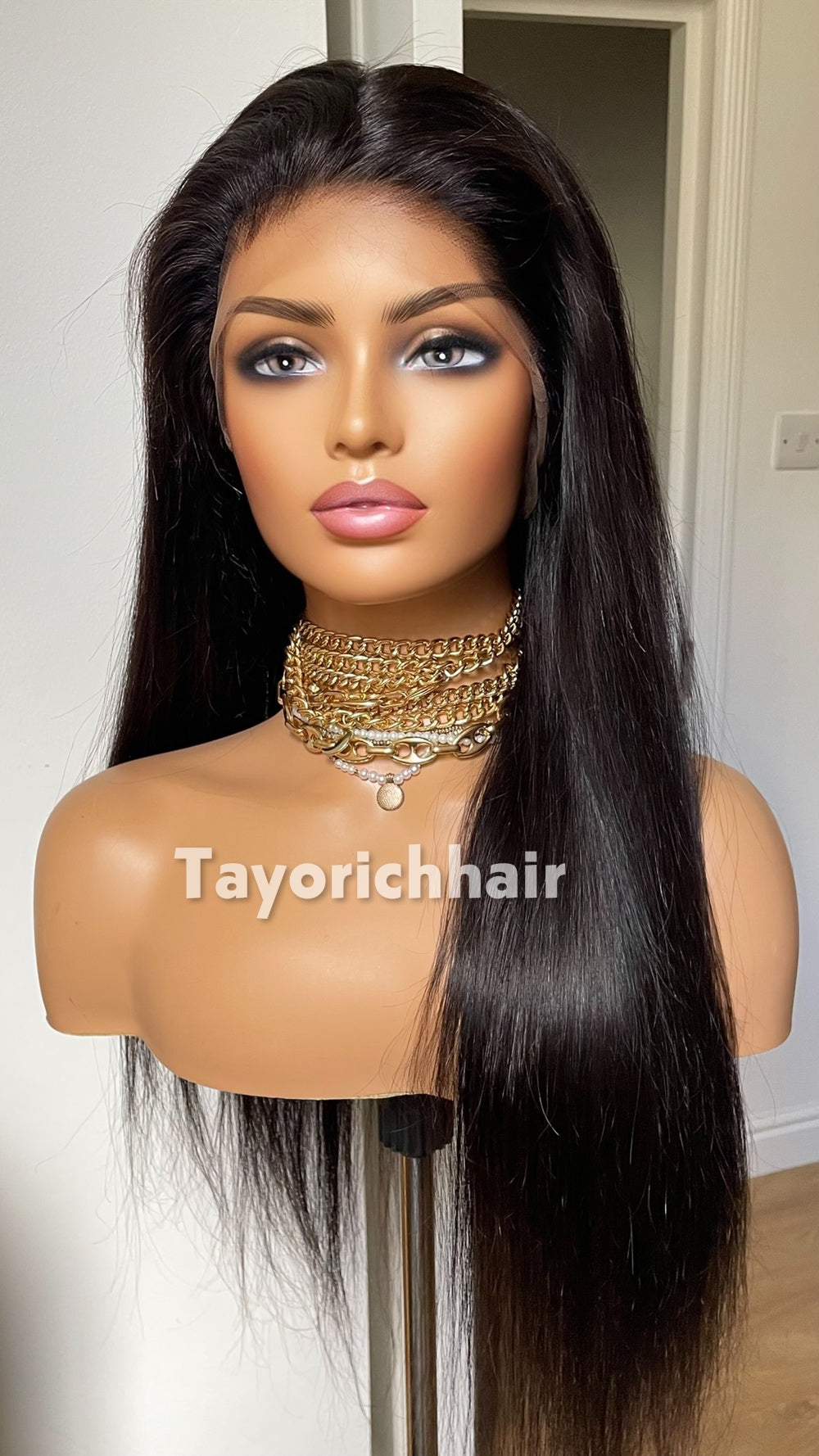 Full Lace Wig•Full Human Hair Lace Wig•Up do Ponytail Human Hair Wig•Full Real Hair Wig•HD Lace Wig•22 Inches Human Hair Wig•Low Density Wig