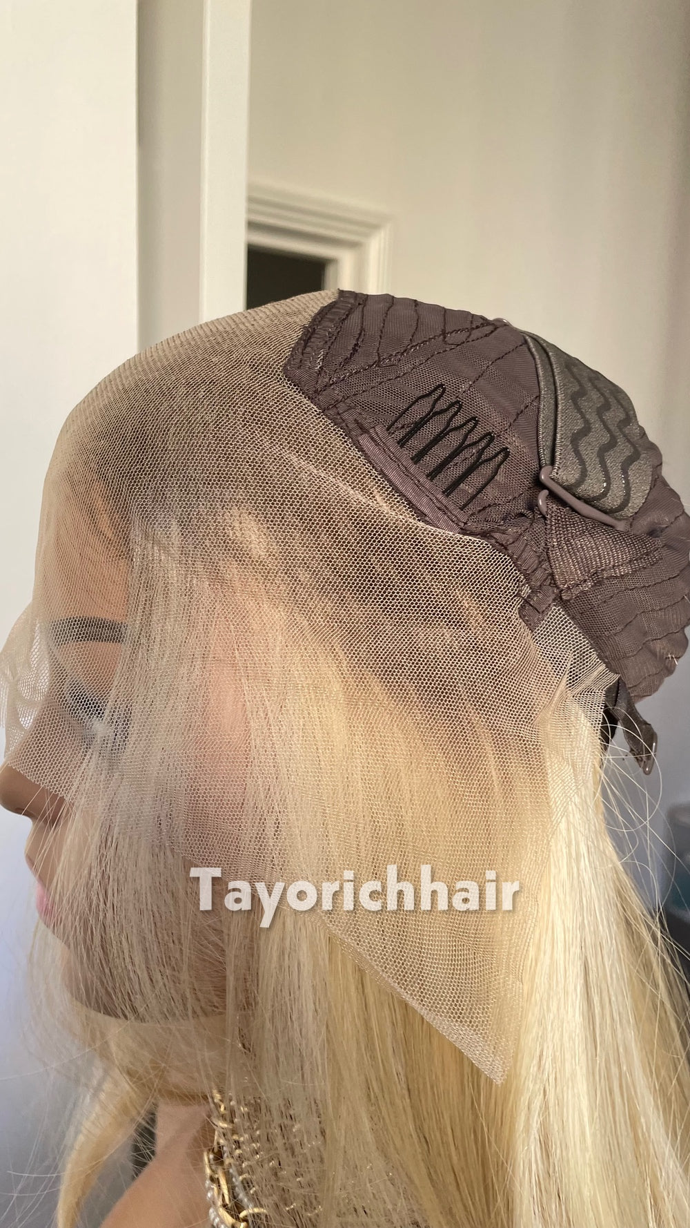 Mixed Light Blonde Heat Safe Synthetic Lace Front Wig | Layered 10” Front 20” Back | Low Density Natural Wig | Tayorichhair