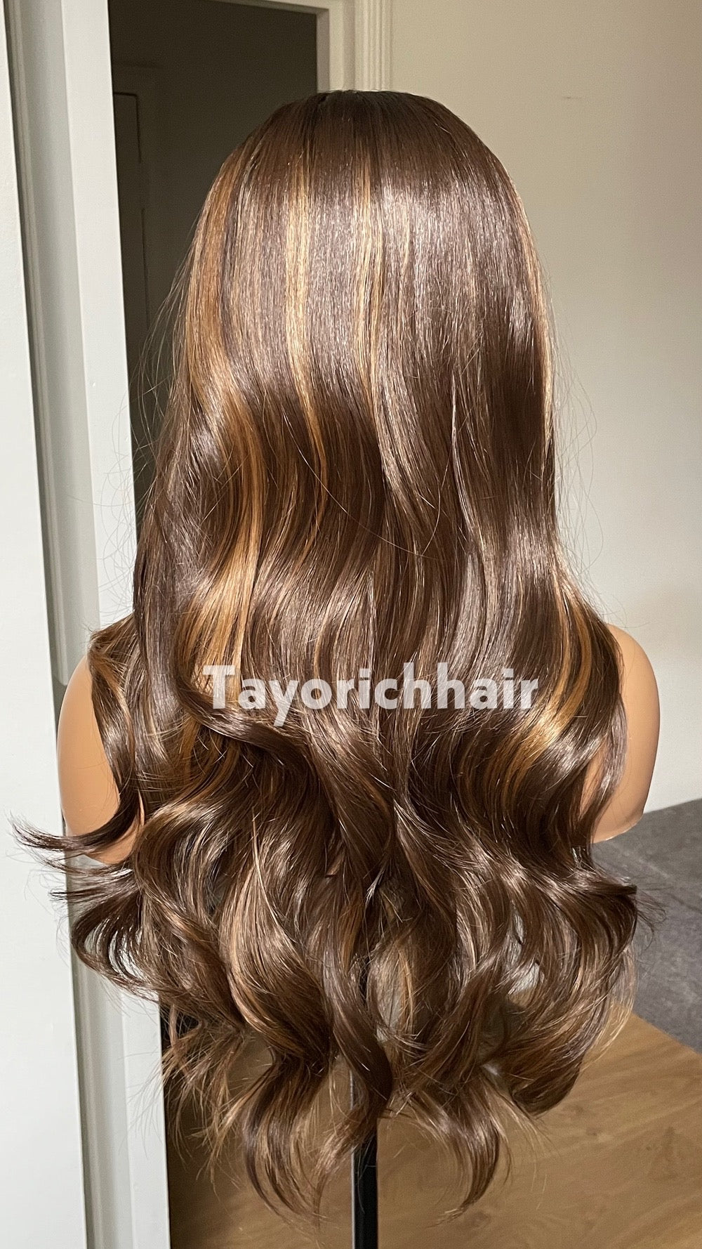 Brown Wig With Highlights