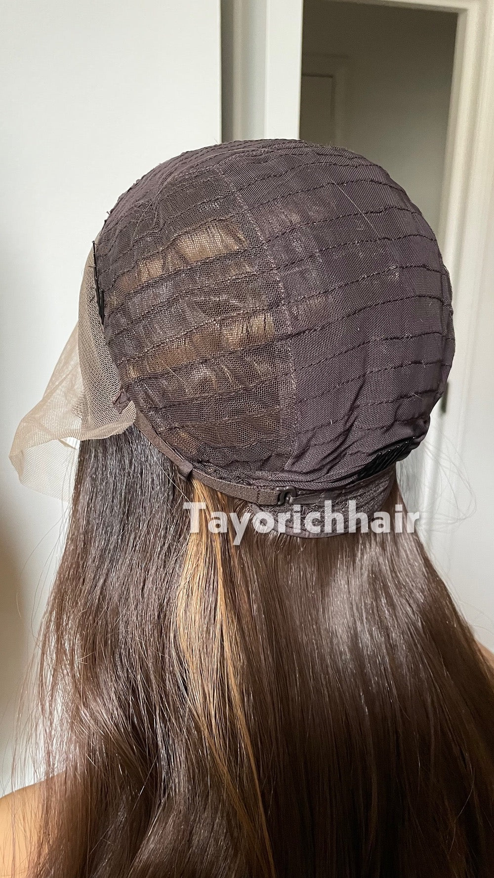 Brown Wig With Highlights