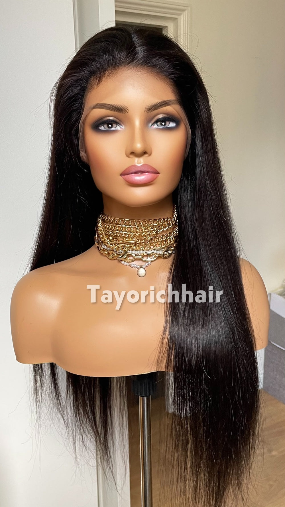 Full Lace Wig•Full Human Hair Lace Wig•Up do Ponytail Human Hair Wig•Full Real Hair Wig•HD Lace Wig•22 Inches Human Hair Wig•Low Density Wig