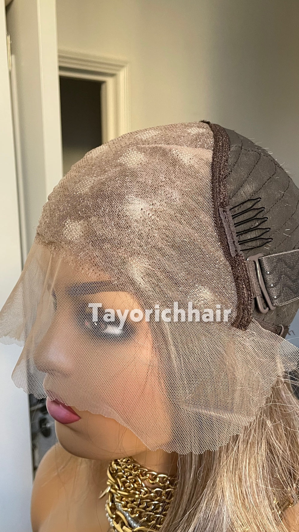 Grey Bob Wig | 10” Straight Heat-Safe Synthetic Lace Front Wig | Tayorichhair