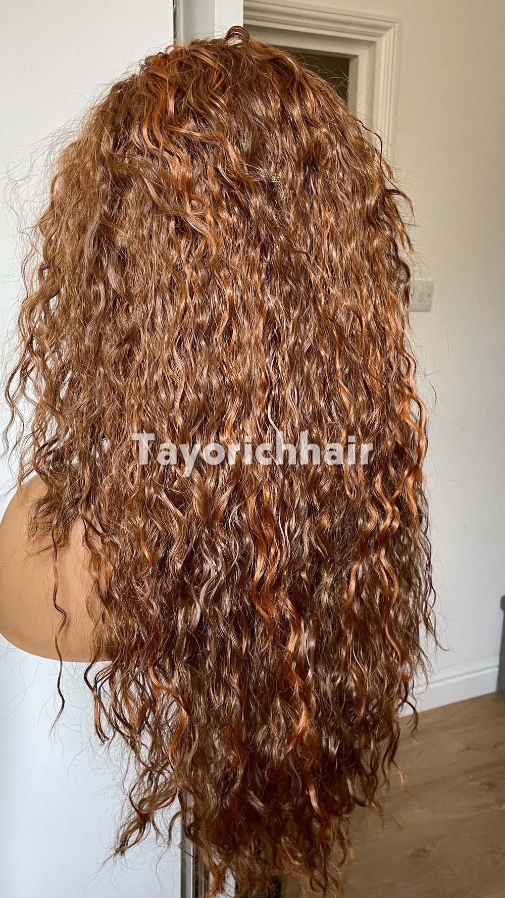 Auburn Ginger Curly Wig | 20” Lightweight Lace Front