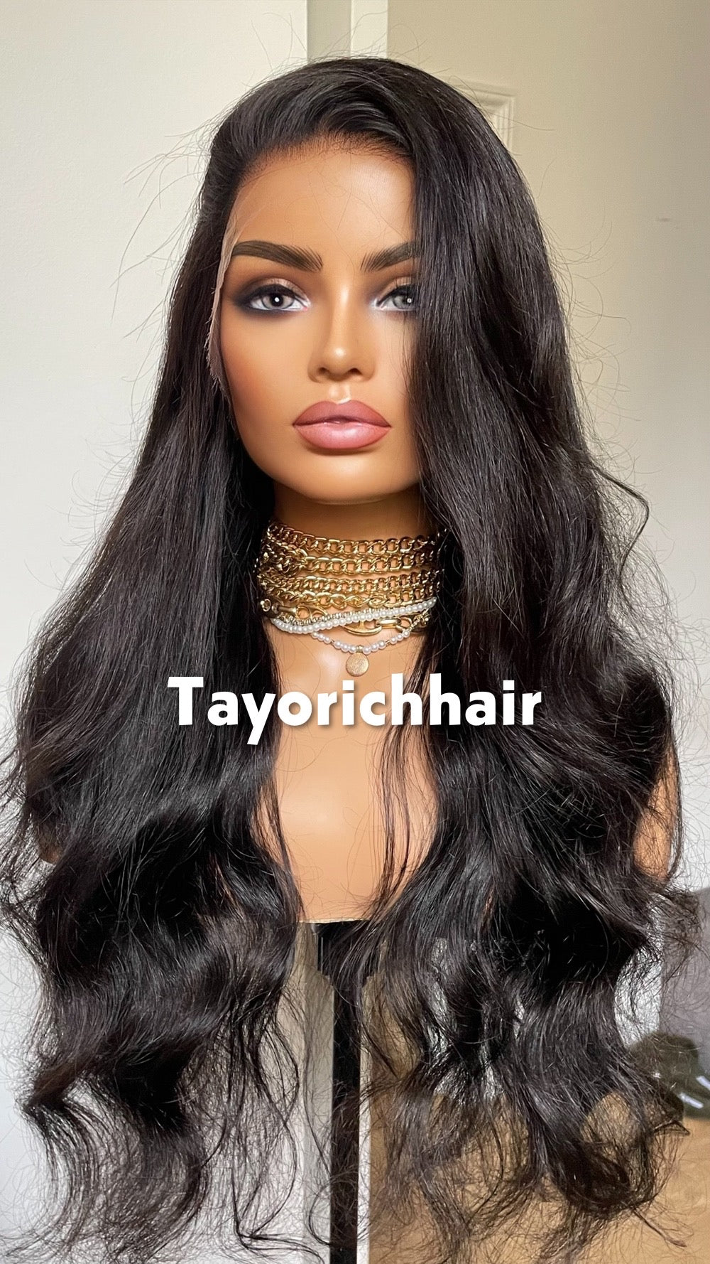Black Human Hair Lace Wig; Bleached Knots, Small Cap, HD Lace