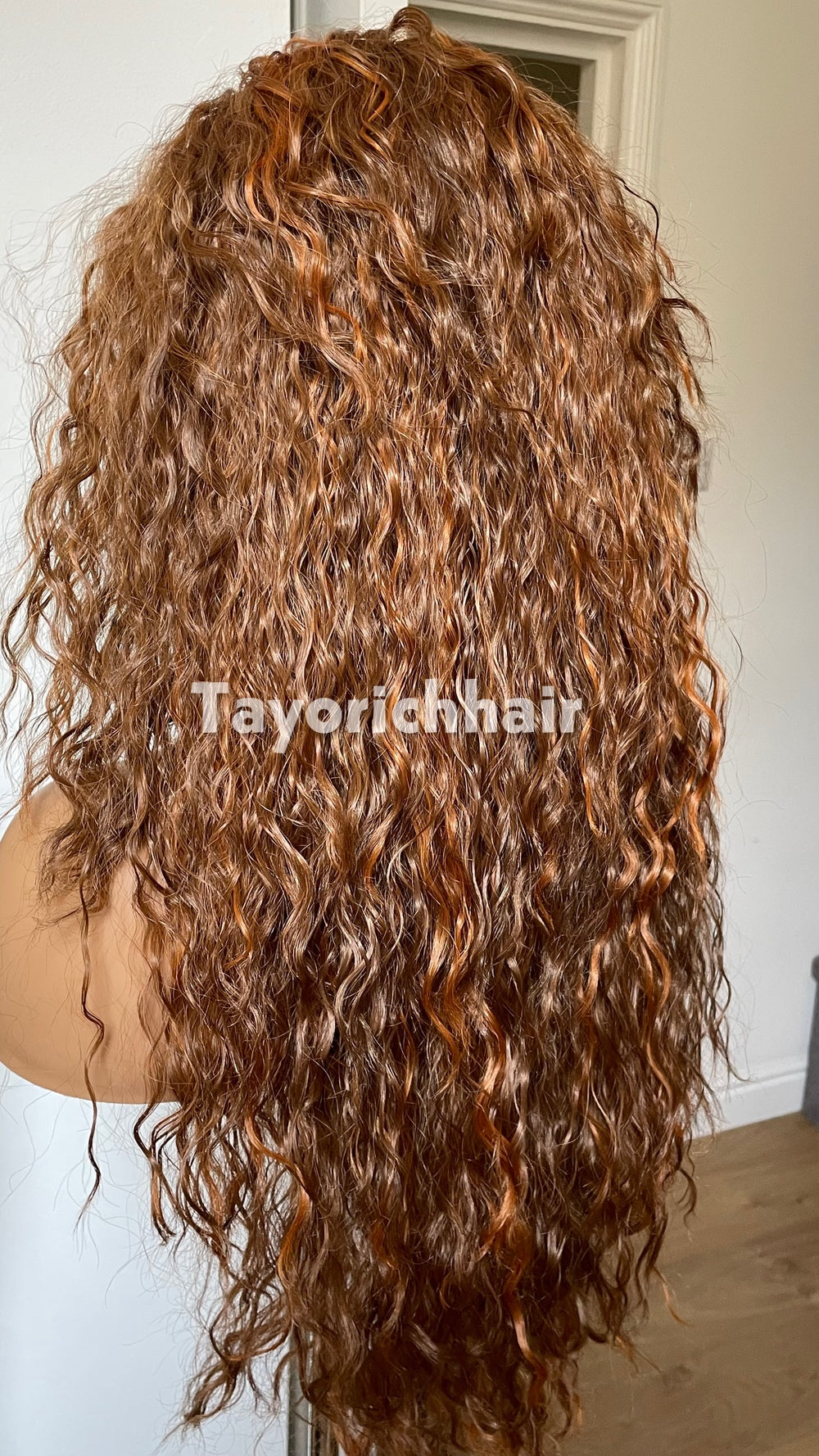 Auburn Ginger Curly Wig | 20” Lightweight Lace Front