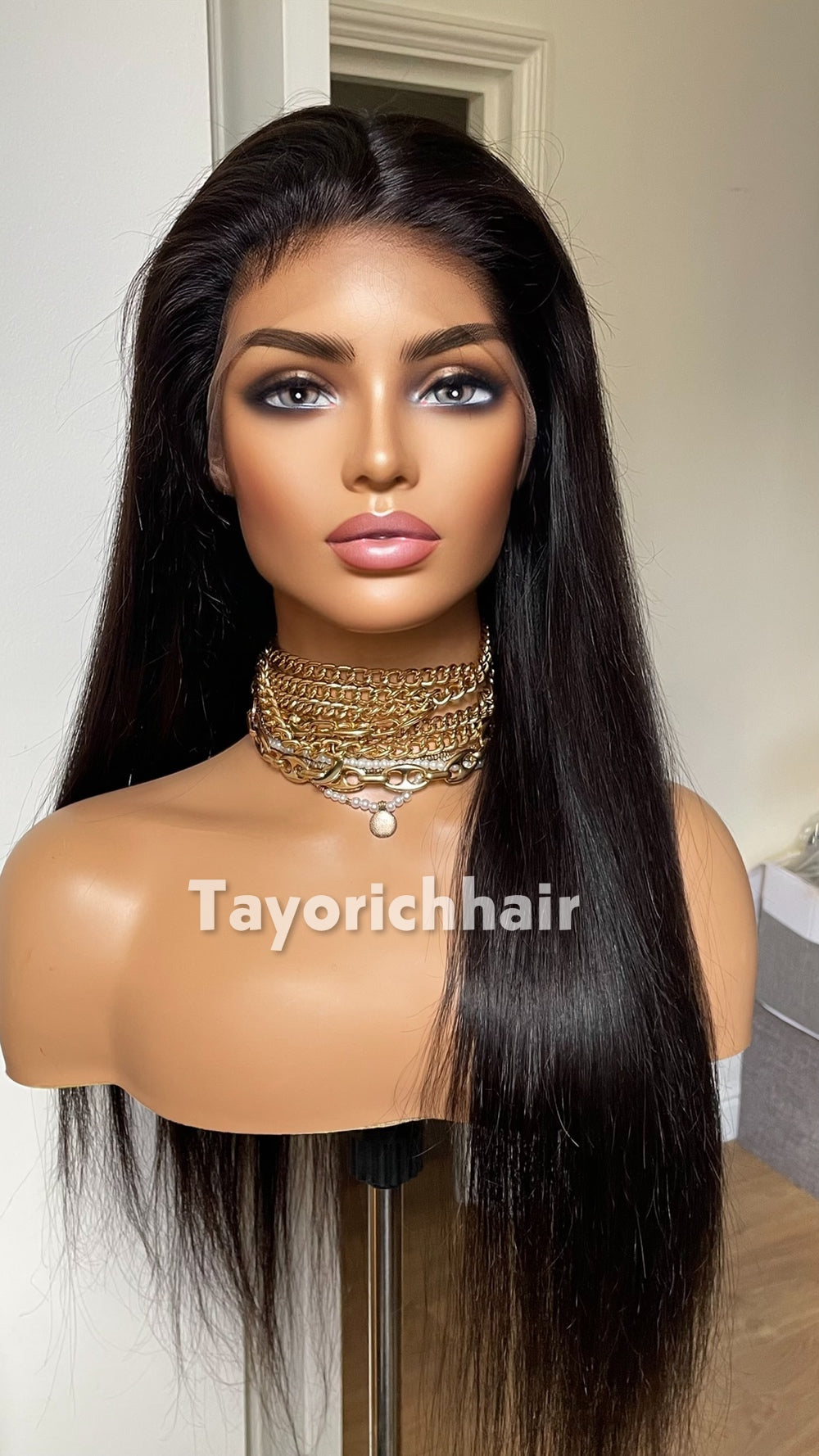 Full Lace Wig•Full Human Hair Lace Wig•Up do Ponytail Human Hair Wig•Full Real Hair Wig•HD Lace Wig•22 Inches Human Hair Wig•Low Density Wig