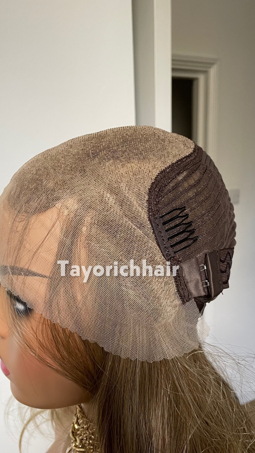 Ash Blonde Heat Safe Synthetic Lace Front Wig | 24” Layered | 13x6 Transparent Lace | Glueless | Tayorichhair