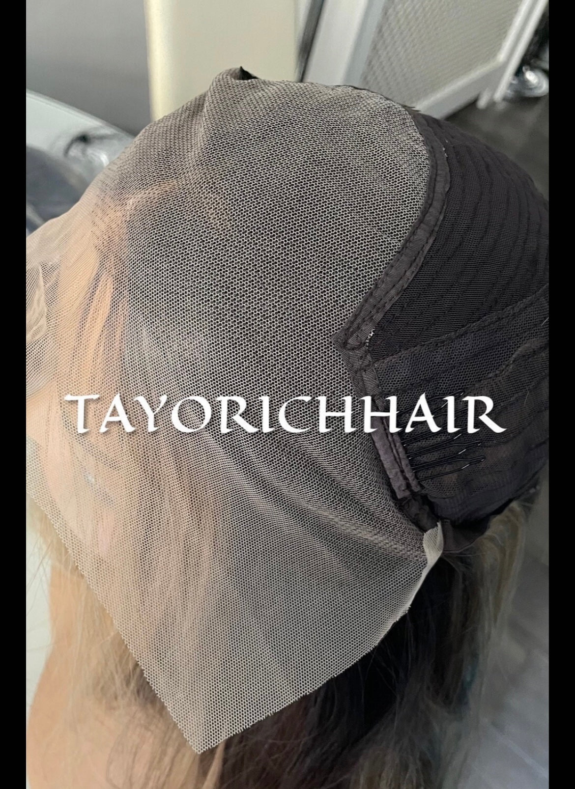 Money Piece Dark Brown And Blonde Heat Safe Synthetic Wig