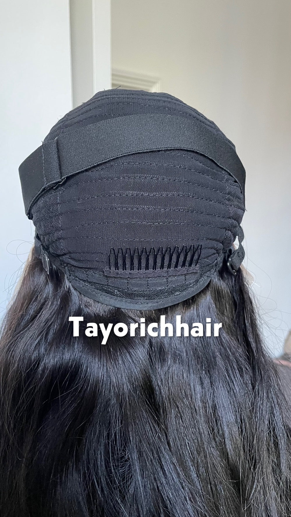 Black Human Hair Lace Wig; Bleached Knots, Small Cap, HD Lace