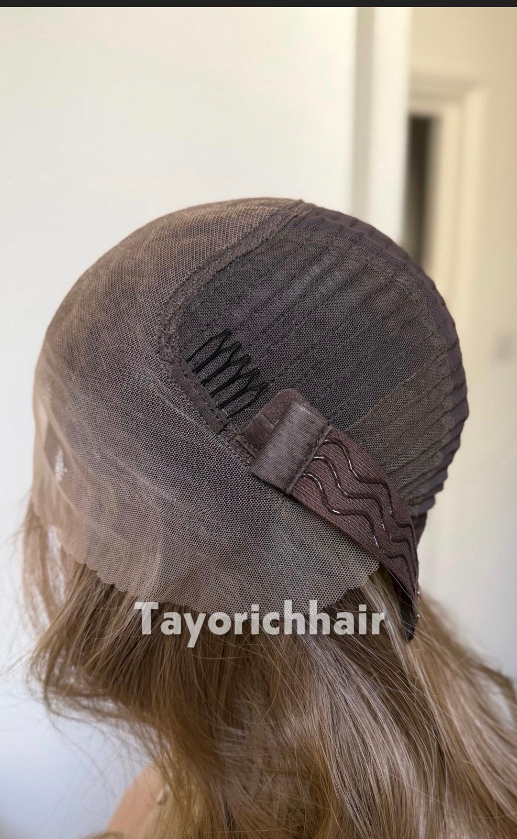 Mushroom Blonde Synthetic Lace Front Wig | 14 Inch Wavy Synthetic