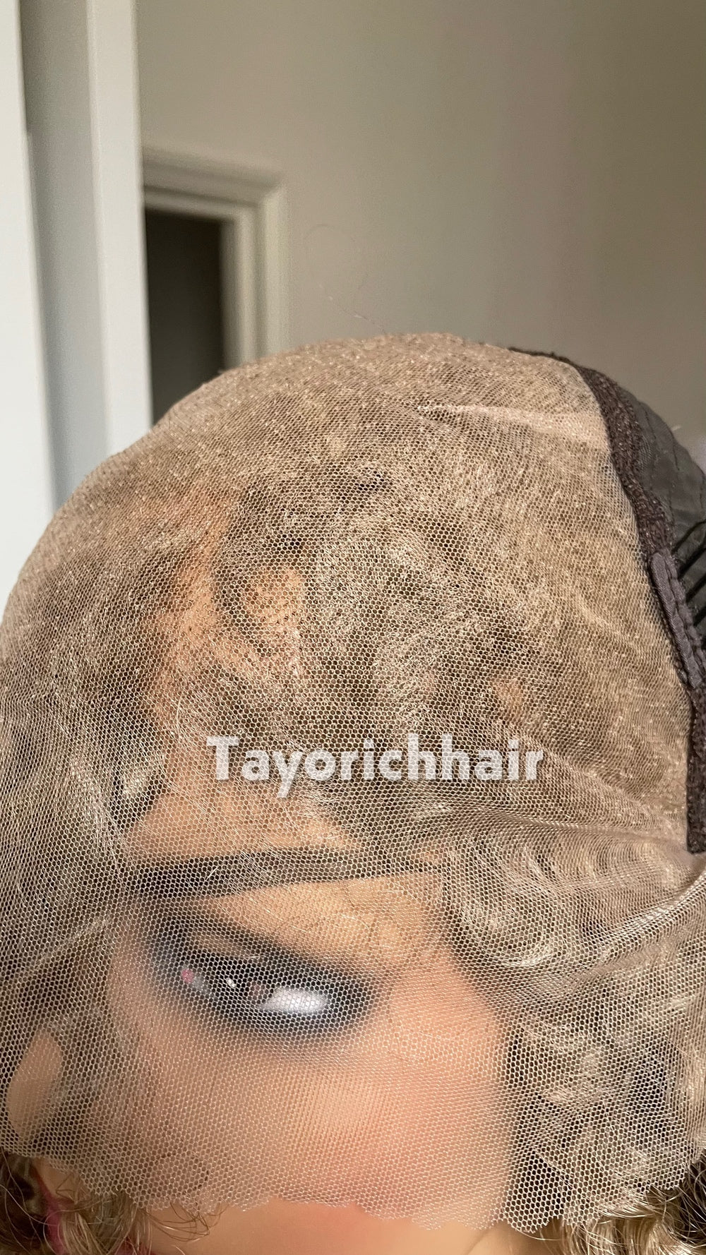 TayoRichHair | 24" Natural Ash Blonde Deep Spiral Curl Lace Front Wig (13x6 Lace)