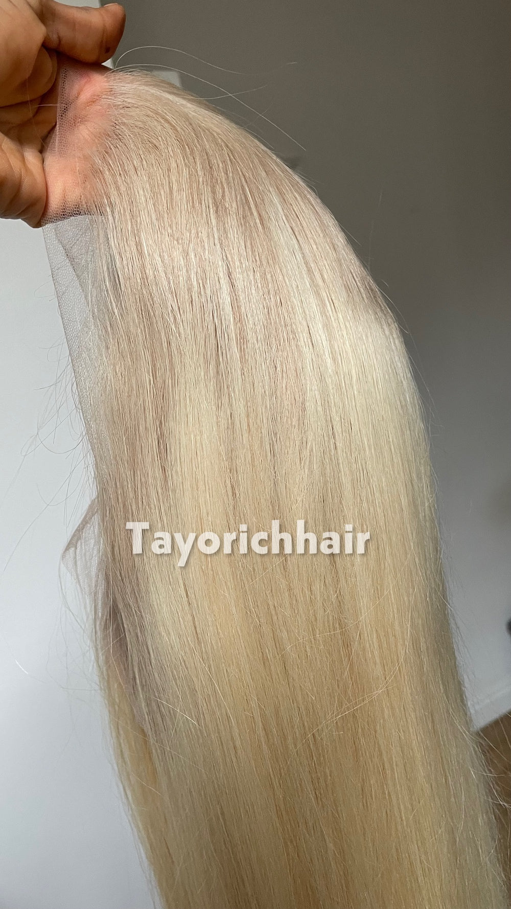22 Inch Warm Blonde Human Hair Wig with 13x4 HD Lace Frontal