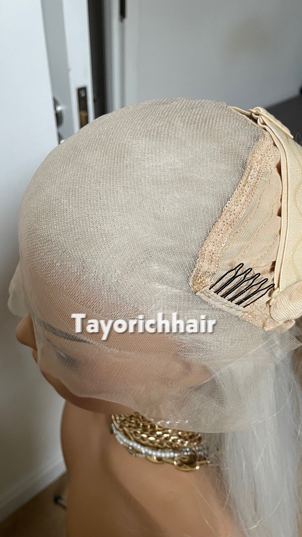 Platinum Blonde Lace Front Wig: 26 Inch Wavy Hair 13 by 6 Lace
