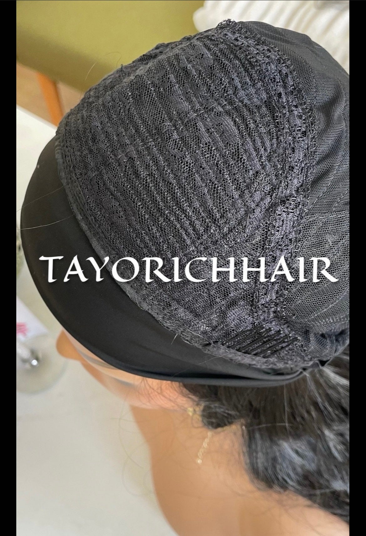Black Ponytail Synthetic Wig/ No Lace Wig/ Easy To Wear Beginner Friendly Wig/ Sports Exercise Running Wig/ Black Wig For Workout