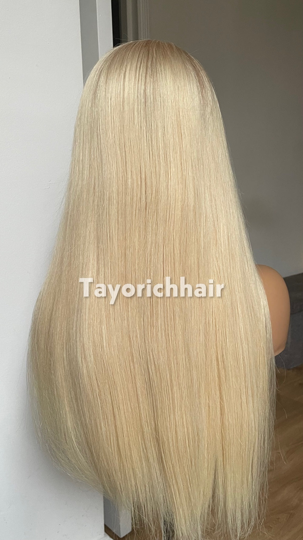 22 Inch Warm Blonde Human Hair Wig with 13x4 HD Lace Frontal